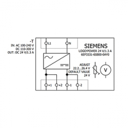 Zasilacz impulsowy LOGO POWER 100-240VAC / 24VDC 1,3A 6EP3331-6SB00-0AY0 Siemens